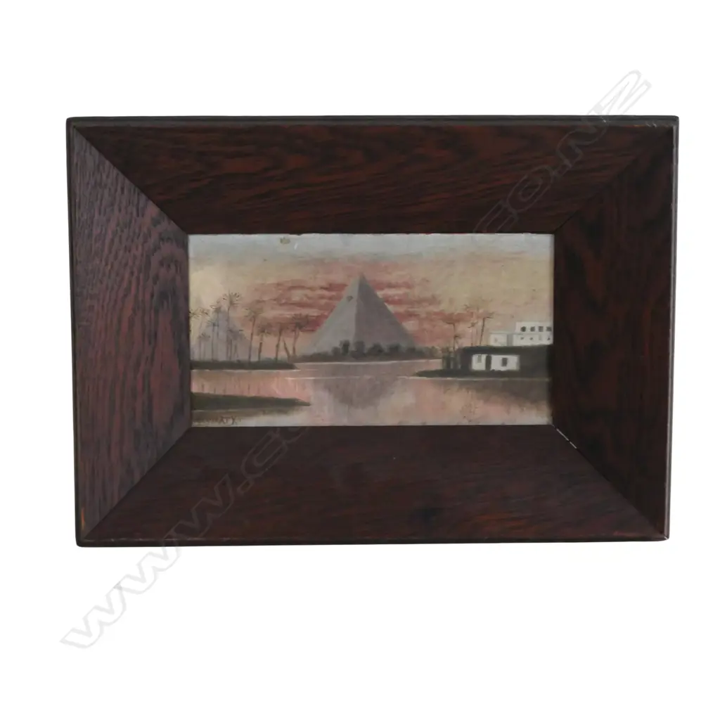 M Harty 'Pyramid from the Nile' Image 1++